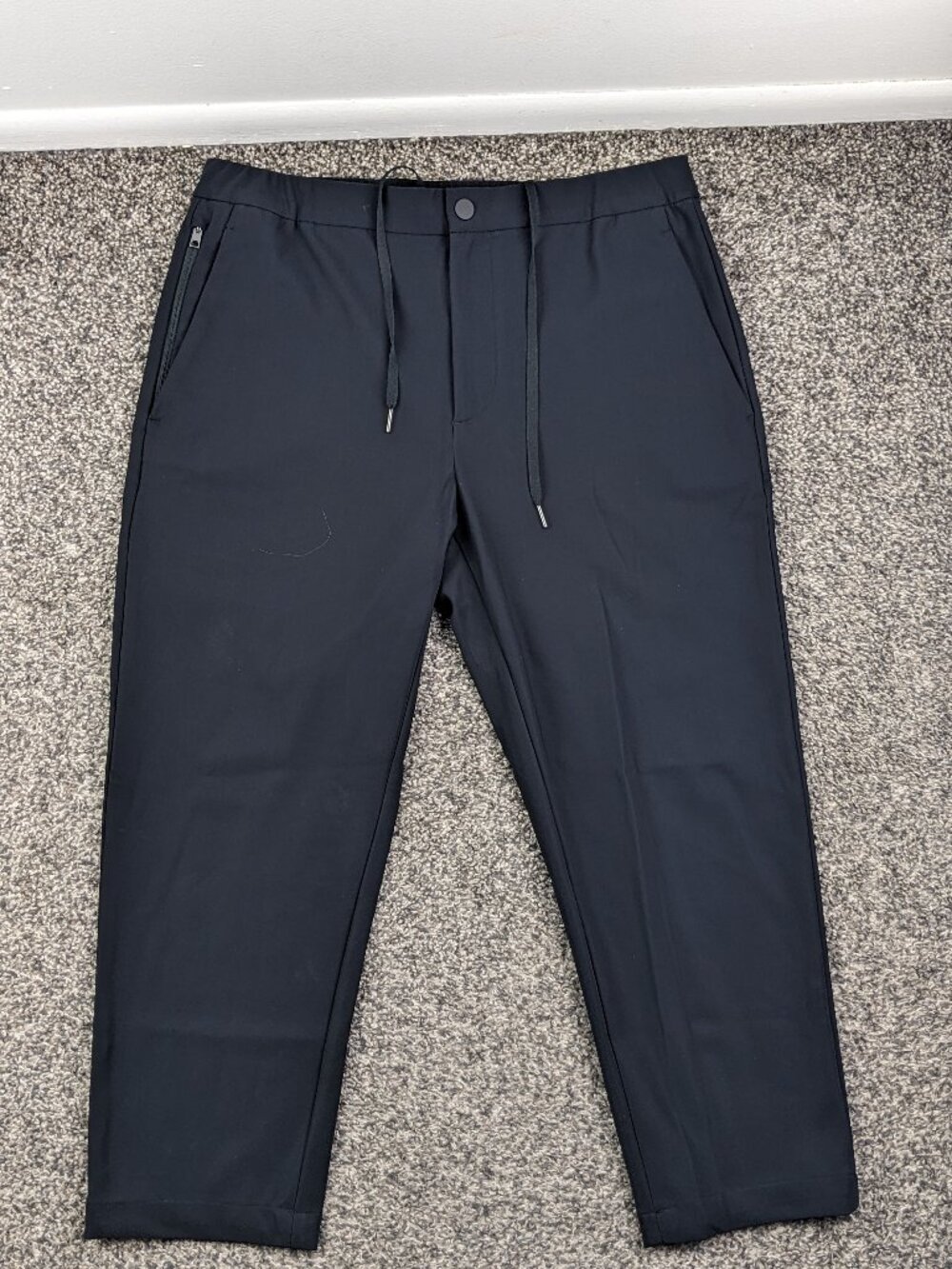 Theory Jogger Pants Terrance Precision Ponte Stretch Black Mens Medium 32x24